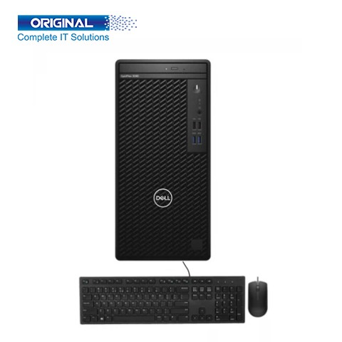 Dell OptiPlex 3080 10th Gen Intel Core i3 10100 Intel B460 Chipset,4GB,1TB HDD,DVD Rw,Black Tower Brand PC