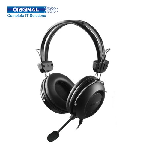 A4Tech HU-35 Comfort Fit Stereo USB Headphone (Black)