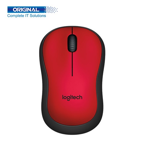 Logitech M221 Silent Wireless Mouse (Red)